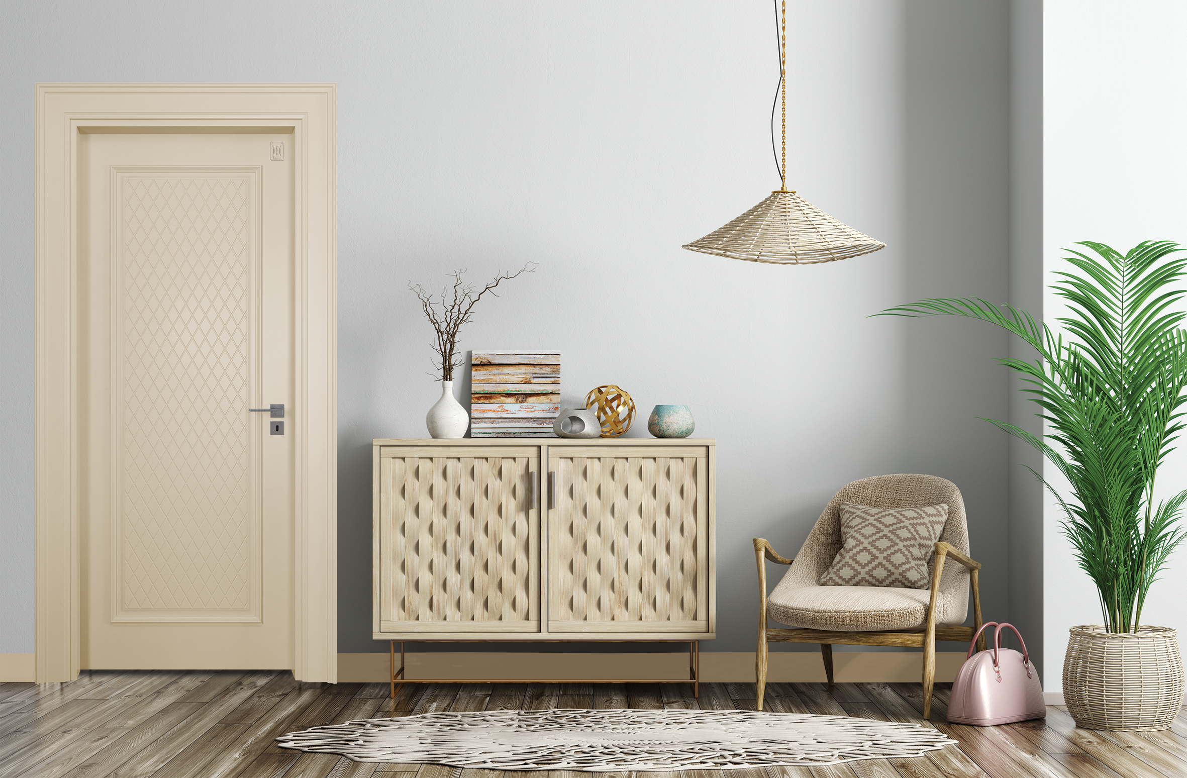 BY-5013 Porte intérieure Laqué